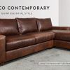 Custom Leather Sectional (Photo 14 of 15)