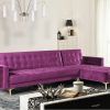 66" Convertible Velvet Sofa Beds (Photo 2 of 15)