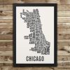 Chicago Neighborhood Map Wall Art (Photo 4 of 20)