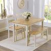 Cream and Wood Dining Tables (Photo 13 of 25)