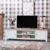 Compton Ivory Corner Tv Stands With Baskets (Photo 5 of 15)