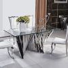 Mirror Glass Dining Tables (Photo 10 of 25)