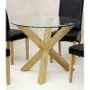 Oak and Glass Dining Tables (Photo 11 of 25)
