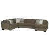 Norfolk Chocolate 3 Piece Sectionals With Raf Chaise (Photo 4 of 15)