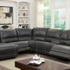 Denali Charcoal Grey 6 Piece Reclining Sectionals With 2 Power Headrests (Photo 19 of 25)