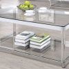 Clear Rectangle Center Coffee Tables (Photo 13 of 15)