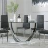 Black Glass Dining Tables With 6 Chairs (Photo 9 of 25)