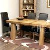 Chunky Solid Oak Dining Tables and 6 Chairs (Photo 18 of 25)
