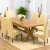 Solid Oak Dining Tables and 6 Chairs (Photo 20 of 25)