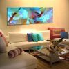 Abstract Wall Art Living Room (Photo 11 of 15)
