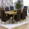 Solid Oak Dining Tables and 6 Chairs (Photo 7 of 25)