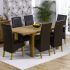 25 The Best Extending Oak Dining Tables and Chairs