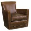 Swivel Tobacco Leather Chairs (Photo 12 of 25)