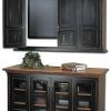 Black Tv Stand With Glass Doors (Photo 19 of 20)