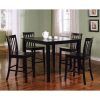 Goodman 5 Piece Solid Wood Dining Sets (Set of 5) (Photo 19 of 25)