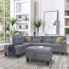 4Pc Crowningshield Contemporary Chaise Sectional Sofas (Photo 2 of 15)