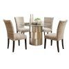 3 Piece Breakfast Nook Modern August Grove Birtie Dining Set Reviews intended for 5 Piece Breakfast Nook Dining Sets (Photo 7604 of 7825)