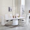 White Gloss Dining Chairs (Photo 13 of 25)