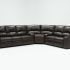 2024 Popular Clyde Grey Leather 3 Piece Power Reclining Sectionals with Pwr Hdrst & Usb