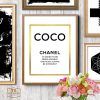 Coco Chanel Quotes Framed Wall Art (Photo 4 of 20)