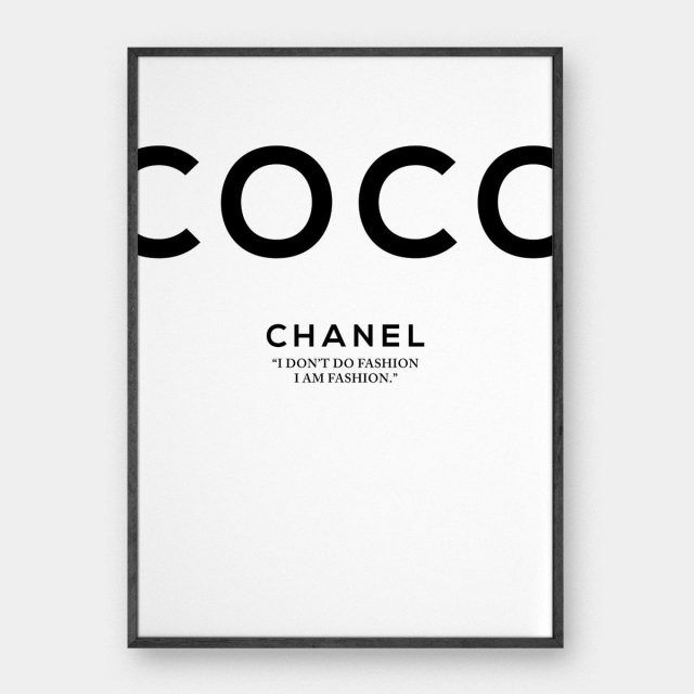 20 Best Coco Chanel Quotes Framed Wall Art