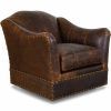 Espresso Leather Swivel Chairs (Photo 13 of 25)