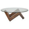 Wood Tempered Glass Top Coffee Tables (Photo 7 of 15)