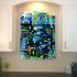 20 Photos Contemporary Fused Glass Wall Art