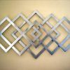 Abstract Geometric Metal Wall Art (Photo 1 of 15)
