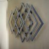 Abstract Geometric Metal Wall Art (Photo 12 of 15)