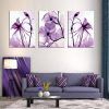 Purple Flowers Canvas Wall Art (Photo 2 of 15)