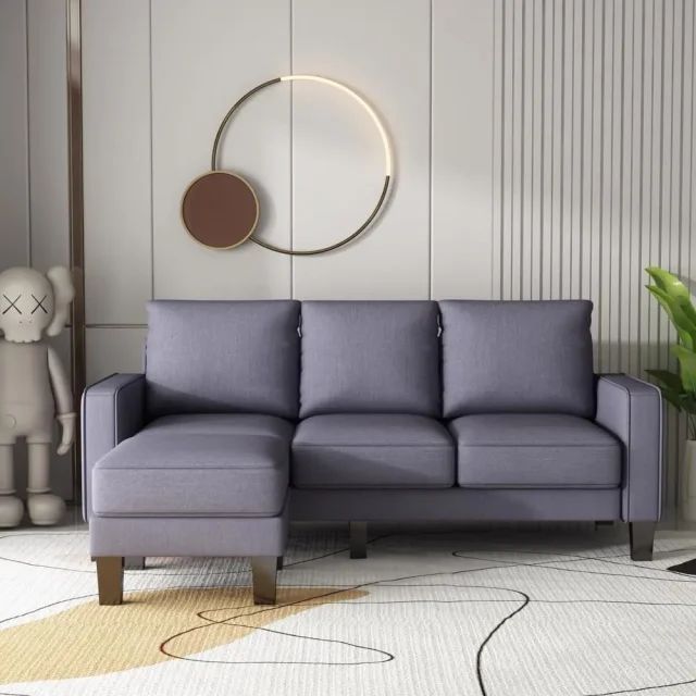 The 15 Best Collection of Dark Grey Polyester Sofa Couches