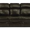 Moana Blue Leather Power Reclining Sofa Chairs With Usb (Photo 4 of 25)