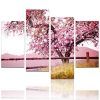 Red Cherry Blossom Wall Art (Photo 7 of 20)