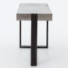 Parsons Black Marble Top & Dark Steel Base 48X16 Console Tables (Photo 14 of 25)