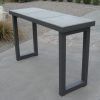 Parsons Concrete Top & Stainless Steel Base 48X16 Console Tables (Photo 9 of 25)