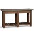 2024 Latest Parsons Concrete Top & Stainless Steel Base 48x16 Console Tables