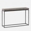 Parsons White Marble Top & Stainless Steel Base 48X16 Console Tables (Photo 18 of 25)