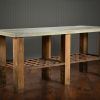 Parsons Concrete Top & Stainless Steel Base 48X16 Console Tables (Photo 3 of 25)