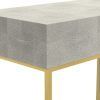 Faux Shagreen Console Tables (Photo 15 of 25)