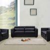 Contemporary Black Leather Sofas (Photo 3 of 20)