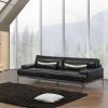 Contemporary Black Leather Sofas (Photo 7 of 20)