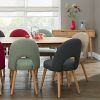 Oak Fabric Dining Chairs (Photo 13 of 25)