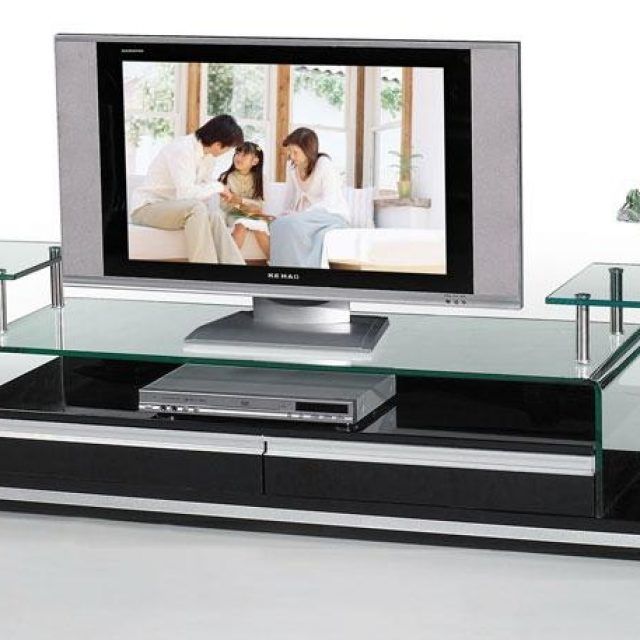 20 Ideas of Contemporary Glass Tv Stands