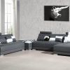 Gray Leather Sectional Sofas (Photo 15 of 21)
