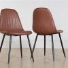 Brown Leather Dining Chairs (Photo 15 of 25)