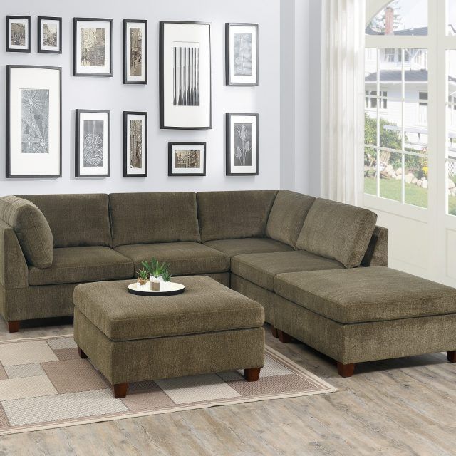 15 Best Mireille Modern and Contemporary Fabric Upholstered Sectional Sofas