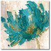 Teal Flower Canvas Wall Art (Photo 6 of 20)