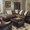 Leather and Suede Sectional Sofa (Photo 13 of 20)