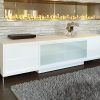 Contemporary White Tv Stands (Photo 3 of 20)